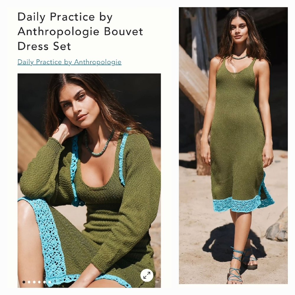 Anthropology Daily Practice Bouvet Dress Set